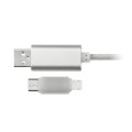Kabel do ładowania z USB A do micro oraz typ C Cable Stand