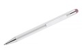 Długopis z metalu touch BIANCO z kolorowym grawerem