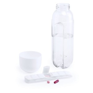 Butelka sportowa 730 ml z pojemnikiem na tabletki