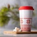 Kubek podróżny 400 ml z silikonowym zamknięciem