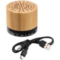 Głośnik Bluetooth wykonany z drewna bambusowego