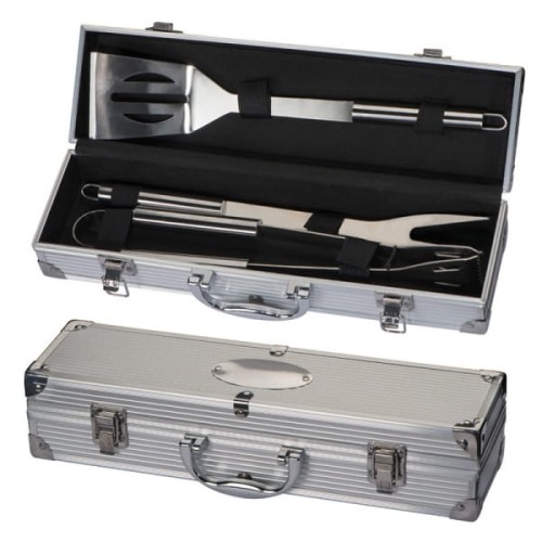 Zestaw metalowych sztućców do grilla Oval Plate