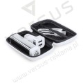 Powerbank 2600 mA i ładowarka samochodowa