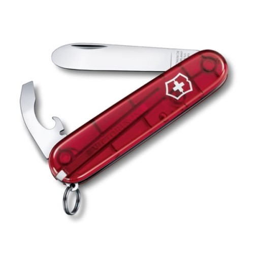 Scyzoryk MY First Victorinox czerwony transparentny