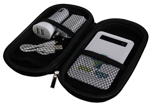 Zestaw - power bank 5000 mAh, ładowarka i wtyczka
