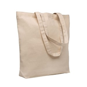 Torba bawełniana z wewnętrzną kieszenią 310g