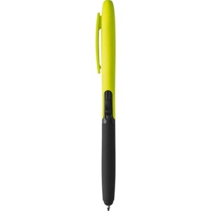 Plastikowy długopis touchpen w neonowych kolorach
