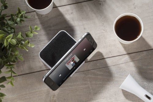 Głośnik Bluetooth ze stojakiem na telefon LOUNGE