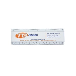 Linijka z miejscem na papierową wkładkę 15 cm