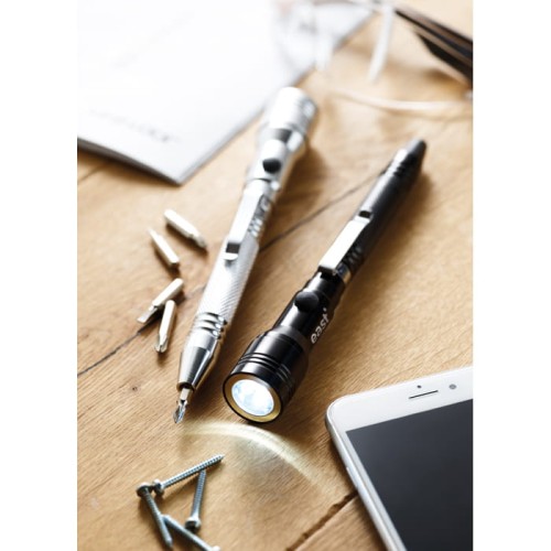 Aluminiowa latarka w kształcie długopisu LAMPIO TORCH