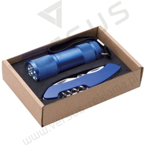 Zestaw latarka i scyzoryk "Dover"