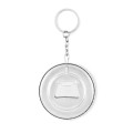 Okrągły brelok z otwieraczem PIN FLASK