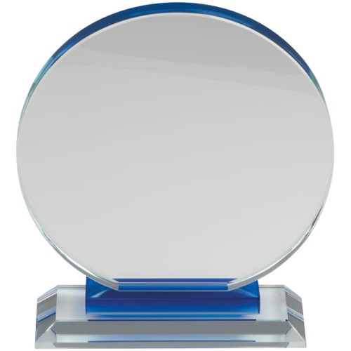 Szklane okrągłe trofeum