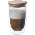 Szklana z bambusową pokrywką ZAKOPANE 500 ml