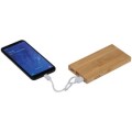 Power bank 8000 mAh w bambusowej obudowie