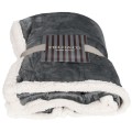 Polarowy koc z sherpą LAUREN