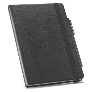 Notes A5 z efektownym tłoczeniem na oprawie Tiles