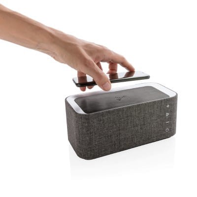 Głośnik Bluetooth z półeczką do ładowania indukcyjnego VOGUE
