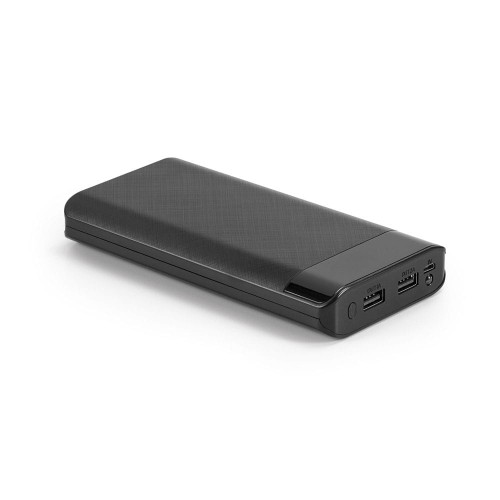 Solidnie wykończony powerbank ze światłem LED