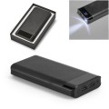 Solidnie wykończony powerbank ze światłem LED
