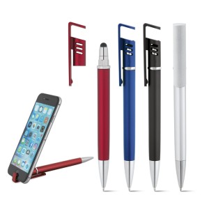 Długopis ze zdejmowanym klipsem i końcówką touch TECNA