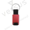 Prostokątny brelok Tech Black