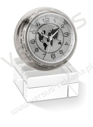 Analogowy zegar biurkowy Worldtime