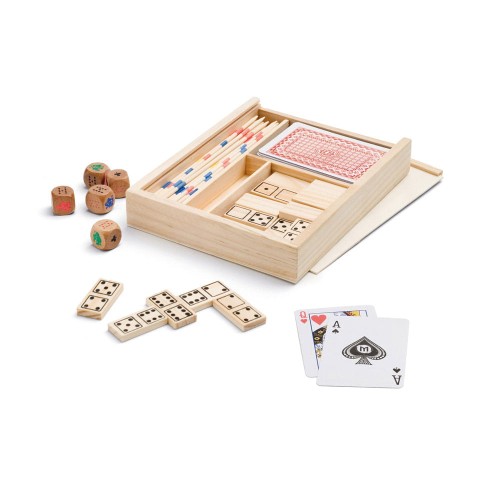 Drewniany zestaw do gier PLAYTIME