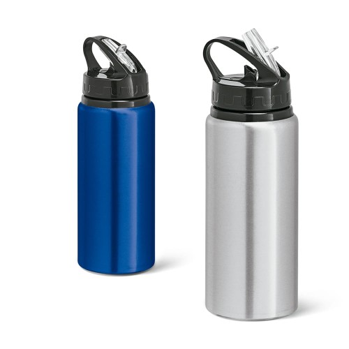 Aluminiowy bidon z ustnikiem wkomponowanym w wieczko LEMON