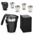Zestaw kieliszków w skórzanym opakowaniu HIMALAYAS