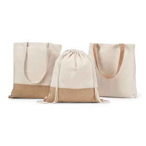 Torba z jutowym splotem na dnie MERCAT 160 g