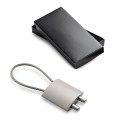Nietypowy brelok z metalu LOCK