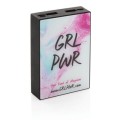 Mały powerbank z funkcją ładowania indukcyjnego i nadrukiem full color 5000 mAh