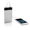 Biały Power bank z wyświetlaczem 6000 mAh