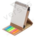Kołonotatnik z memo i długopisem