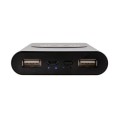Bezprzewodowy power bank z antypoślizgową gumą 10000 mAh 
