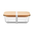 Szklany pojemnik na lunch z bambusową pokrywką Tundra Lunchbox