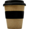 Bambusowy kubek 350 ml z silikonowym uchwytem