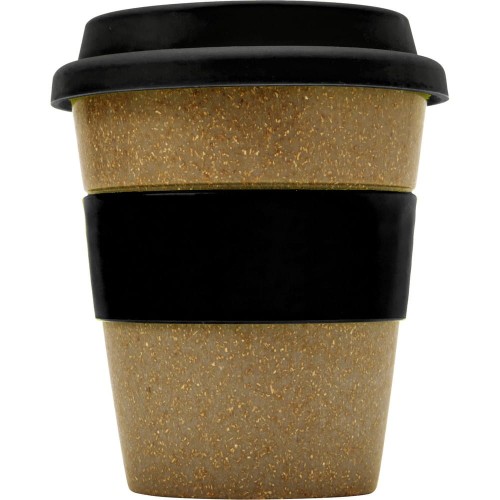 Bambusowy kubek 350 ml z silikonowym uchwytem