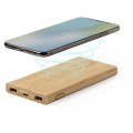 Bambusowy bezprzewodowy power bank 5000 mAh