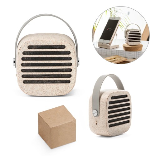 Głosnik bluetooth z włókien słomy Pyon