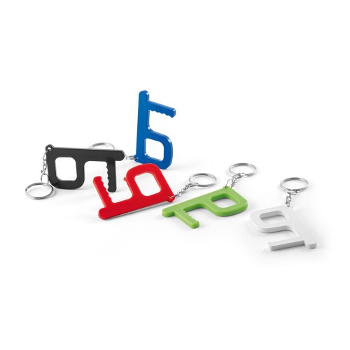 Plastikowy brelok z powłoką antybakteryjną Handy Safe