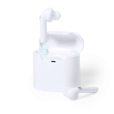 Słuchawki bluetooth w etui z ładowarką