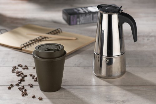 Kubek z tworzywa z ziarnami kawy Koffi 350 ml