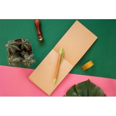 Notatnik A6 z kartkami z papieru kraftowego