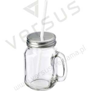 Słoik do picia, butelka 400 ml