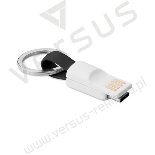Brelok z kablem typC/USB Mini C