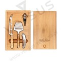 Zestaw do sera i wina z bambusa Wine&Cheese