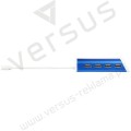 Aluminiowy 4-portowy hub USB/podstawka na telefon