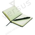 Notatnik A6, twarda okładka i długopis, touch pen